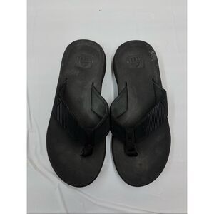 Reef Black Phantom II Flip Flops Size 10 Mens